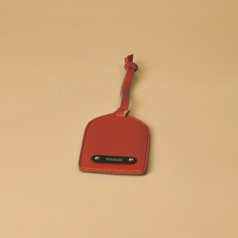 90 Feet Vegan Leather Personalized Luggage Tag